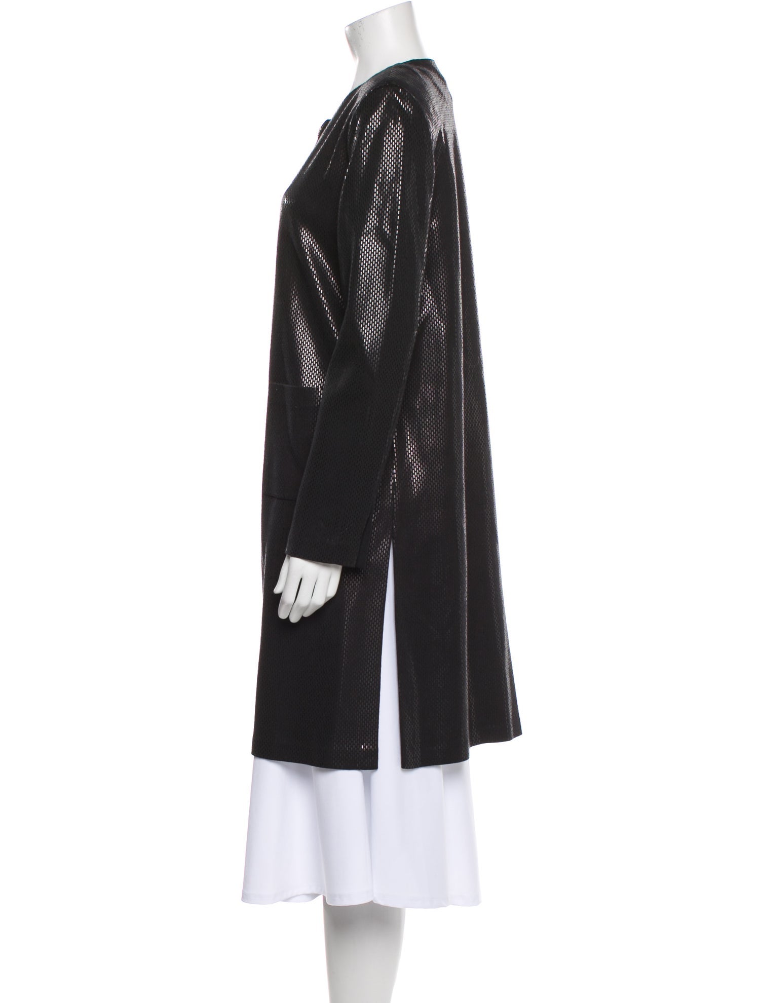 St. John Couture Printed Coat