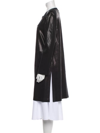 St. John Couture Printed Coat