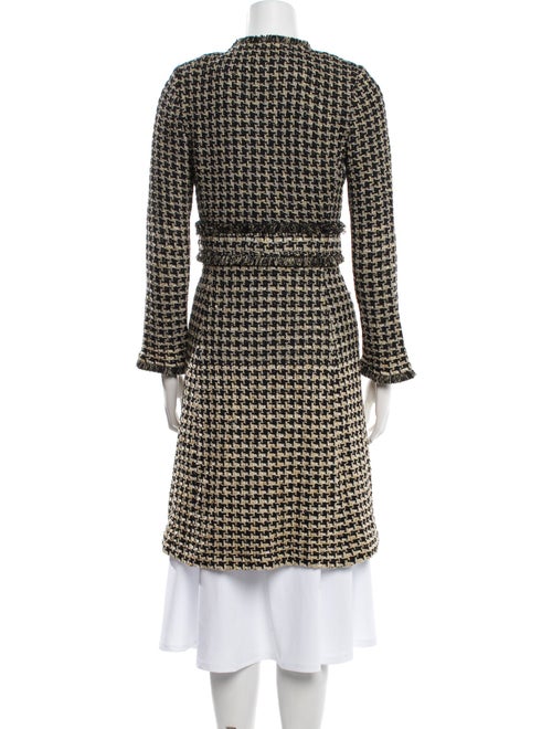 St. John Couture Wool Tweed Pattern Sweater