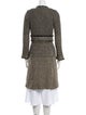 St. John Couture Wool Tweed Pattern Sweater
