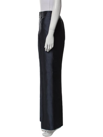 St. John Couture Silk Wide Leg Pants