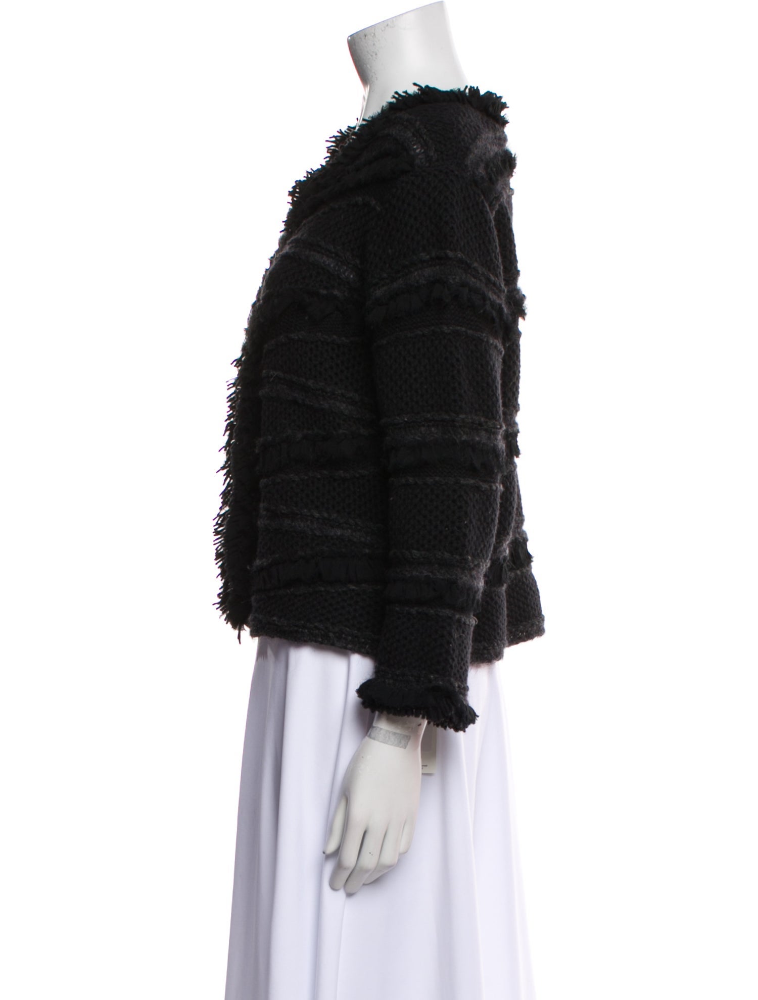 St. John Couture Wool Plaid Print Evening Jacket