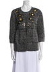 St. John Couture Wool Tweed Pattern Evening Jacket