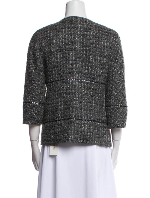 St. John Couture Wool Tweed Pattern Evening Jacket