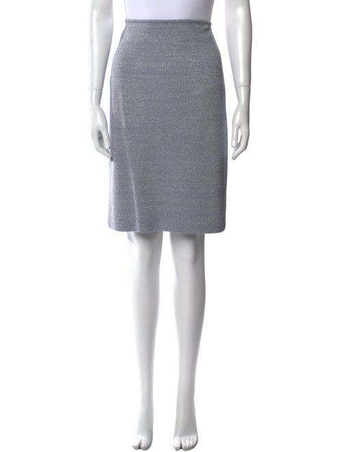St. John Couture Wool Knee-Length Skirt