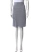 St. John Couture Wool Knee-Length Skirt