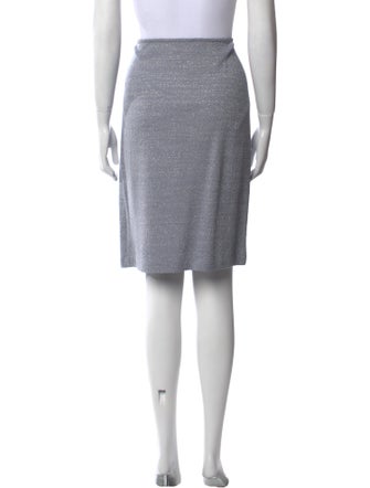 St. John Couture Wool Knee-Length Skirt