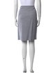 St. John Couture Wool Knee-Length Skirt