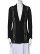 St. John Couture Wool Printed Blazer