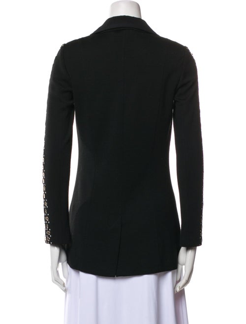 St. John Couture Wool Printed Blazer