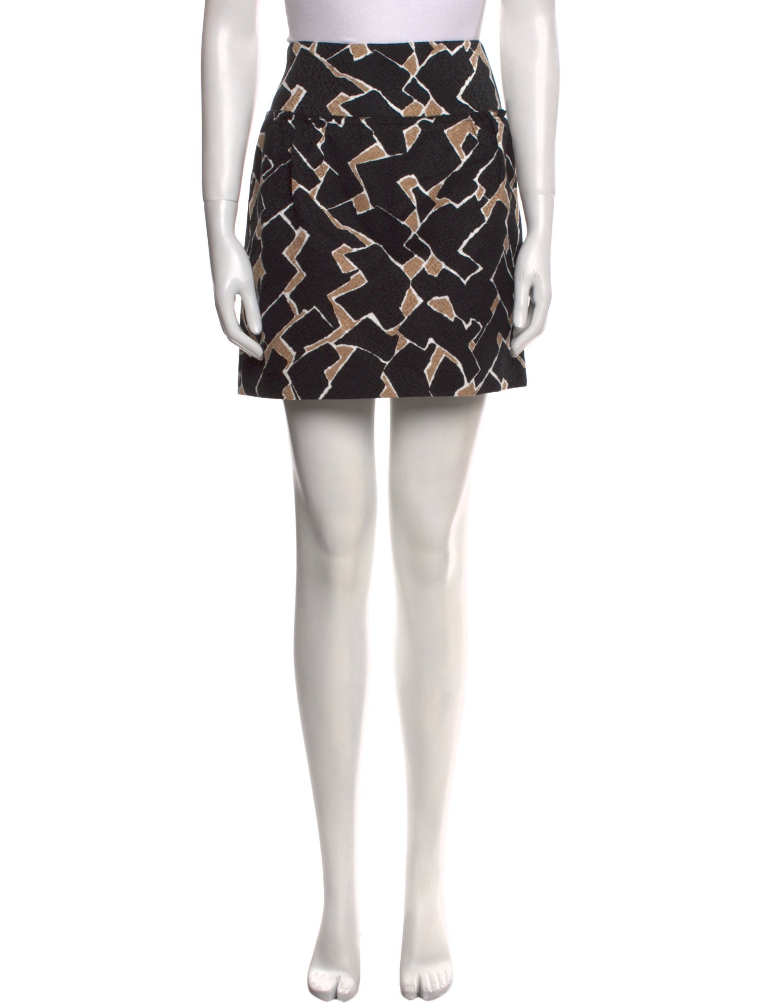 St. John Couture Printed Mini Skirt