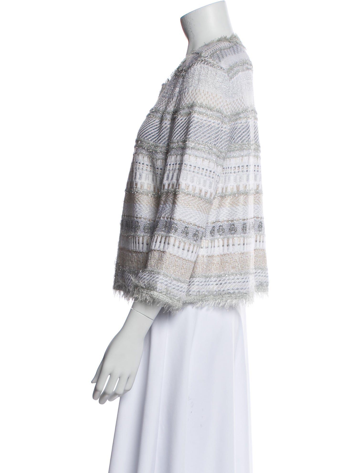 St. John Couture Tweed Pattern Jacket