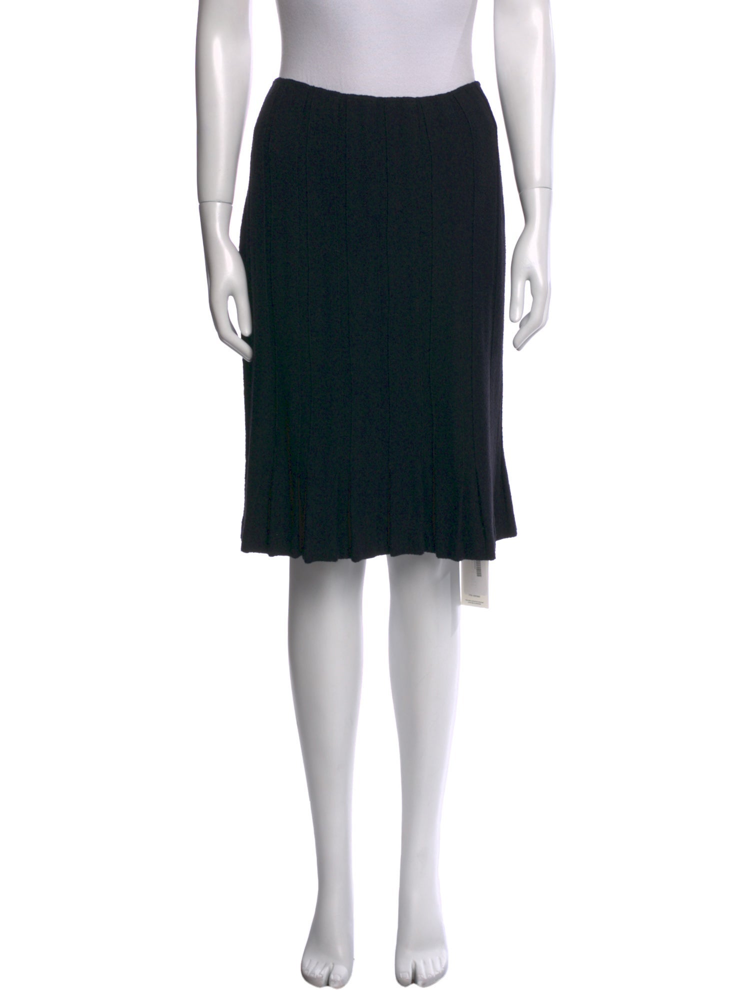 St. John Couture Wool Knee-Length Skirt