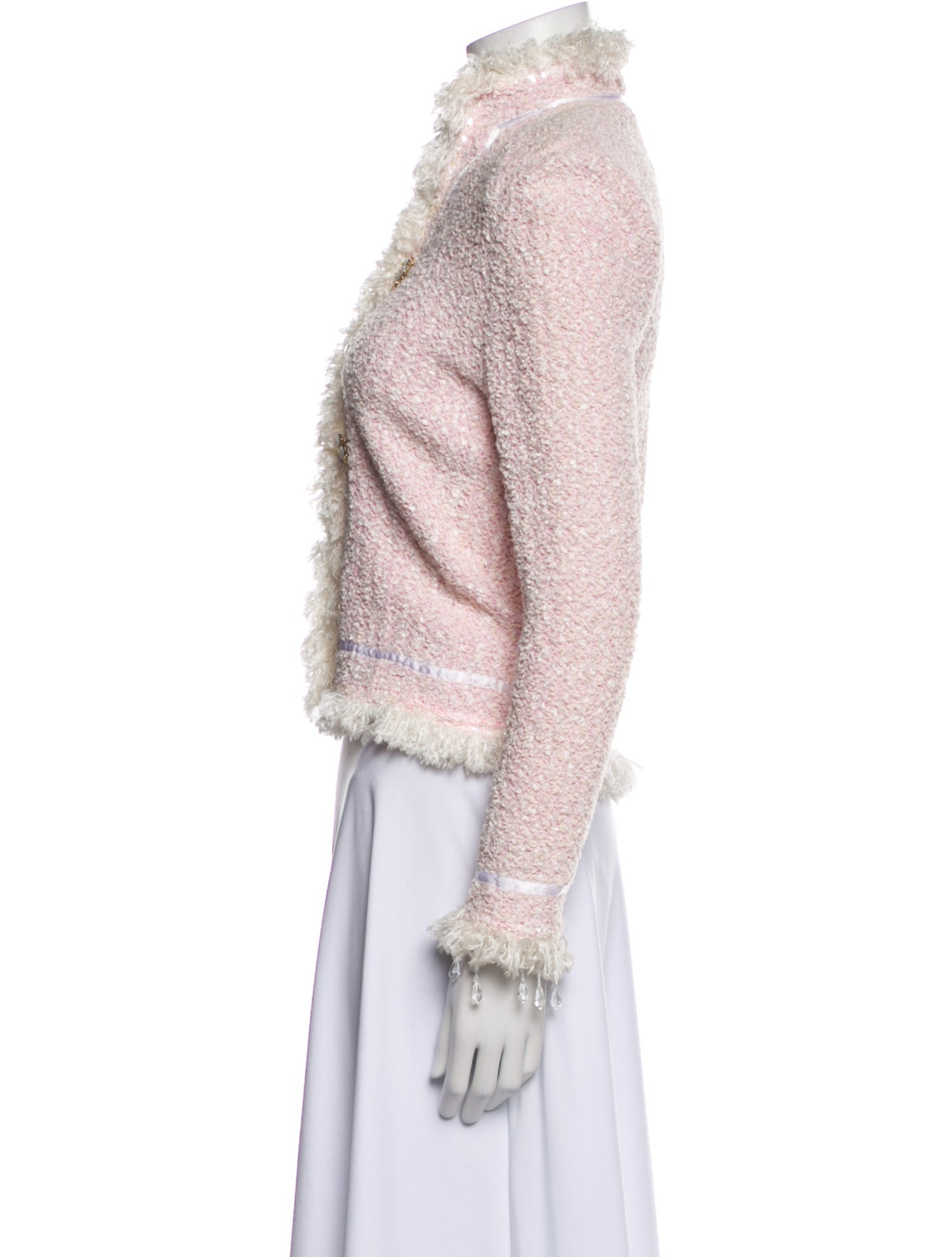 St. John Couture Tweed Pattern Evening Jacket