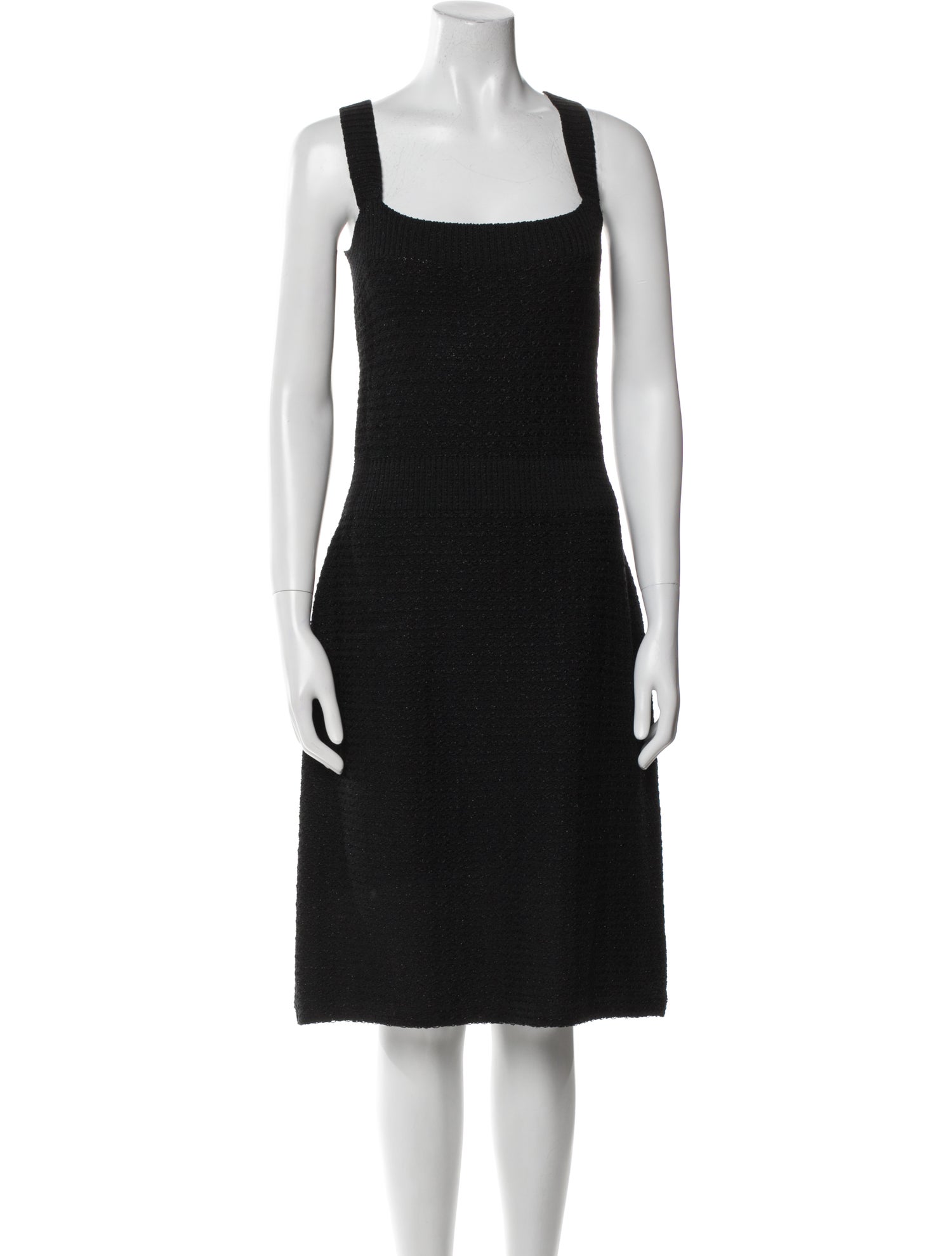 St. John Couture Tweed Knee-Length Dress