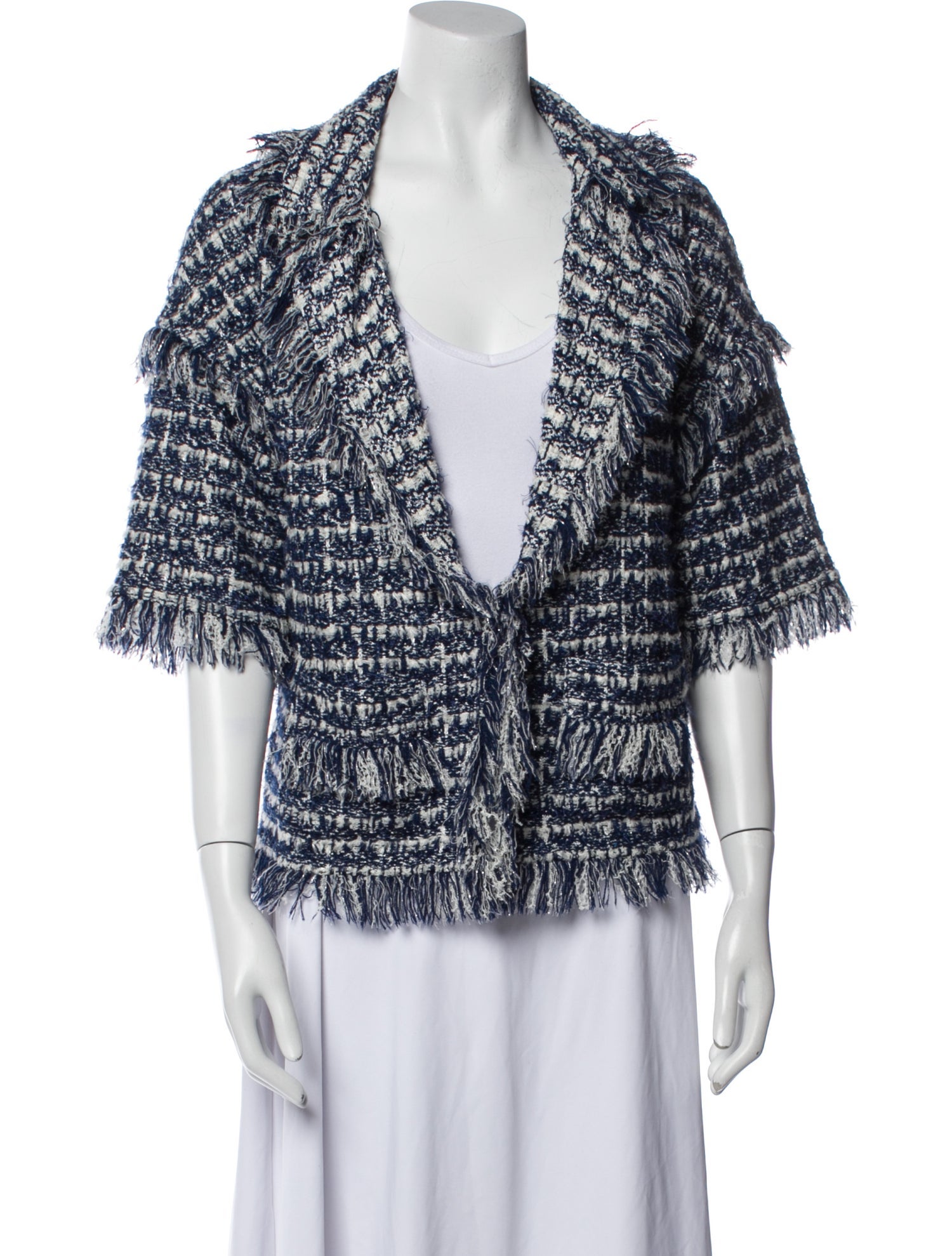 St. John Couture Tweed Pattern Evening Jacket