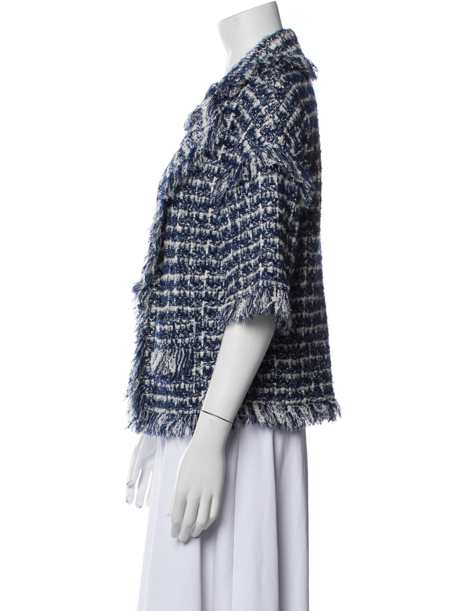 St. John Couture Tweed Pattern Evening Jacket