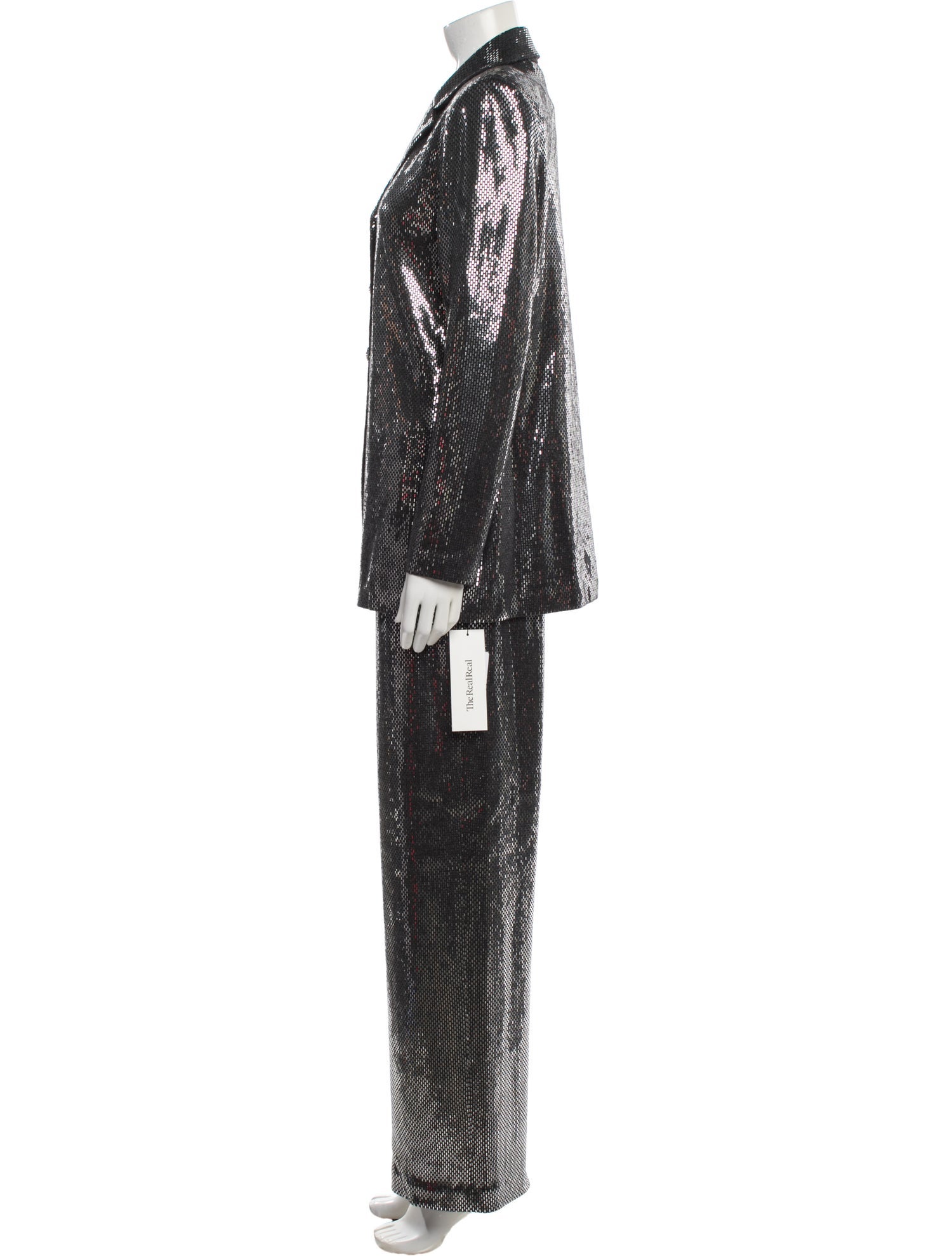 St. John Couture Sequin Embellishments Pantsuit