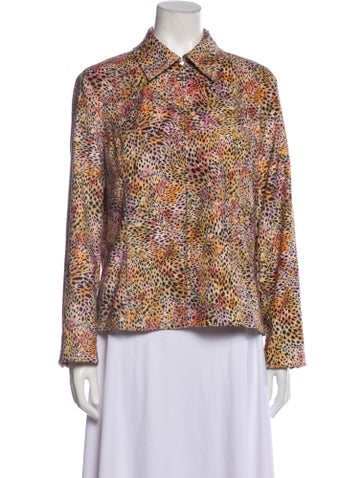 St. John Sport Jackets Animal Print Evening Jacket M