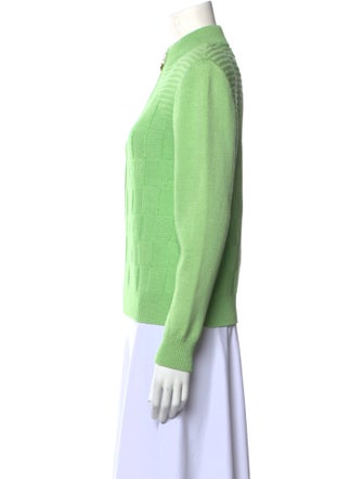 St. John Sport Wool Mock Neck Sweater