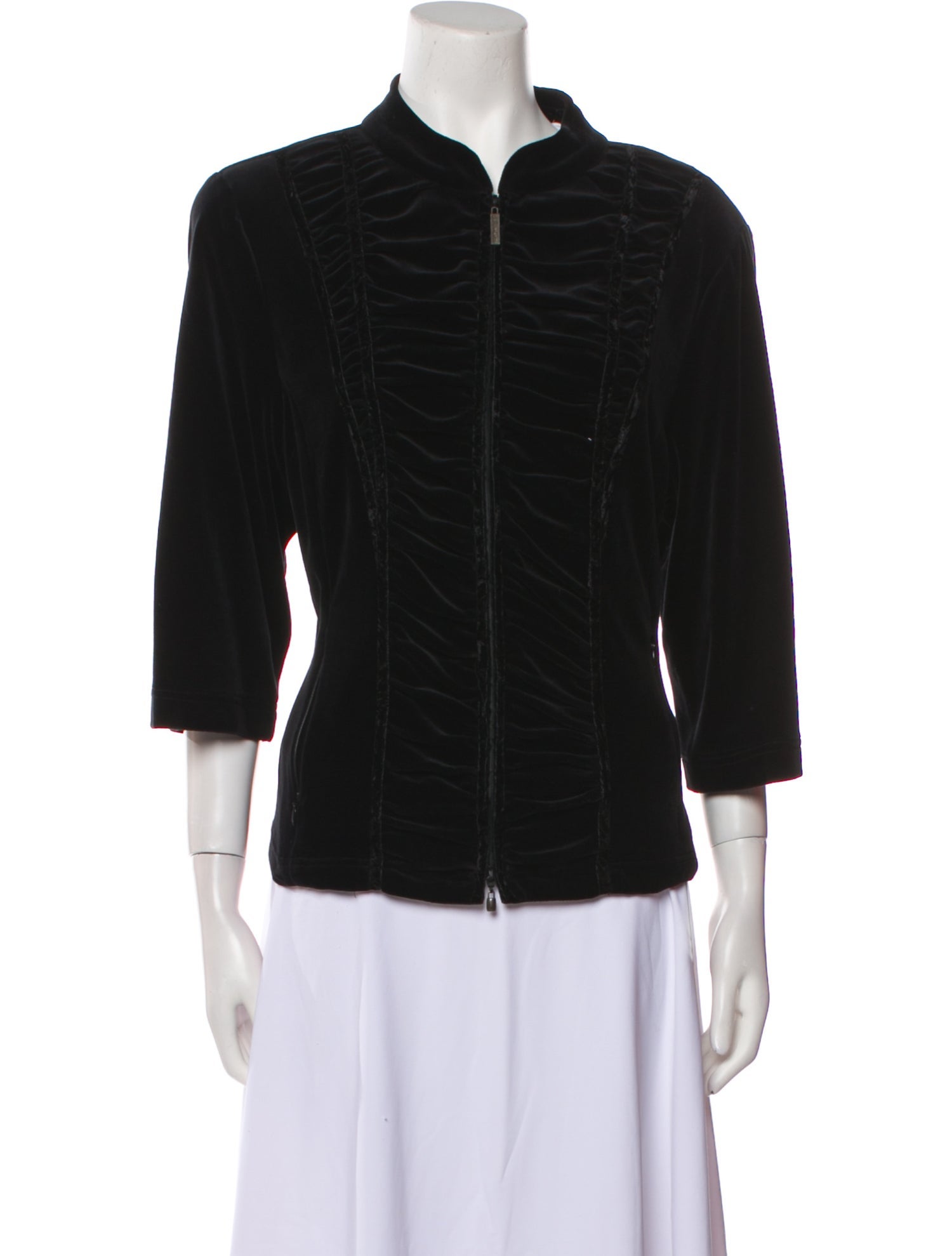 St. John Sport Striped Evening Jacket