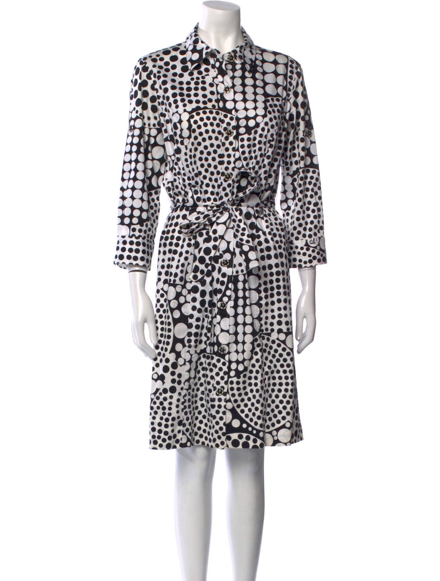 St. John Sport Printed Knee-Length Dress