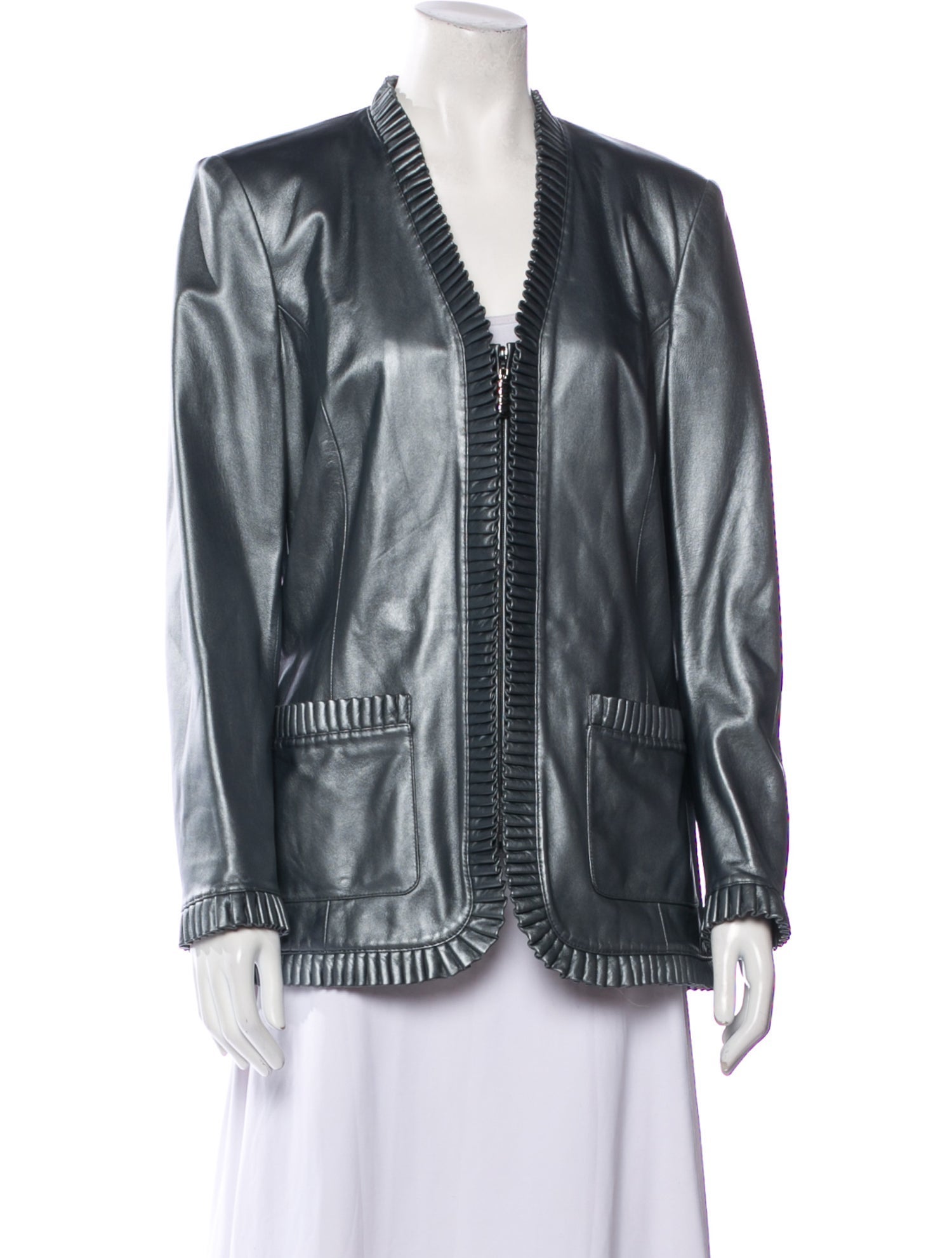 St. John Sport Leather Jacket