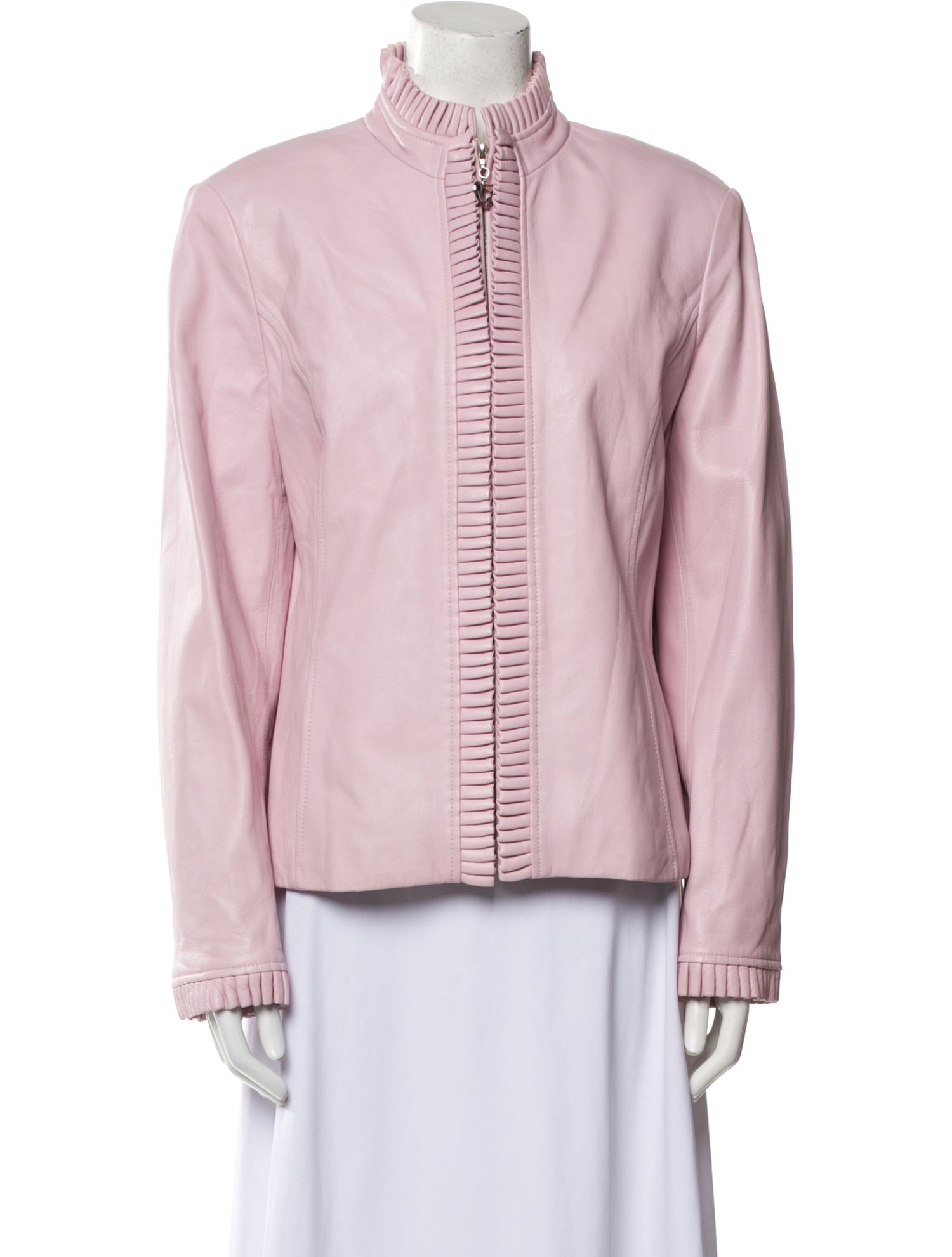 St. John Sport Leather Evening Jacket