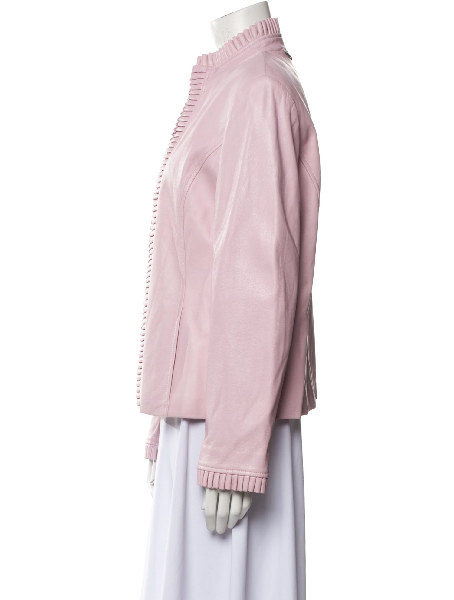 St. John Sport Leather Evening Jacket