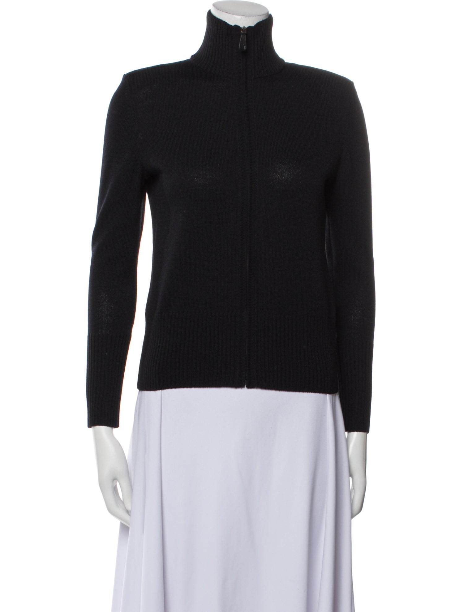 St. John Sport Wool Turtleneck Sweater