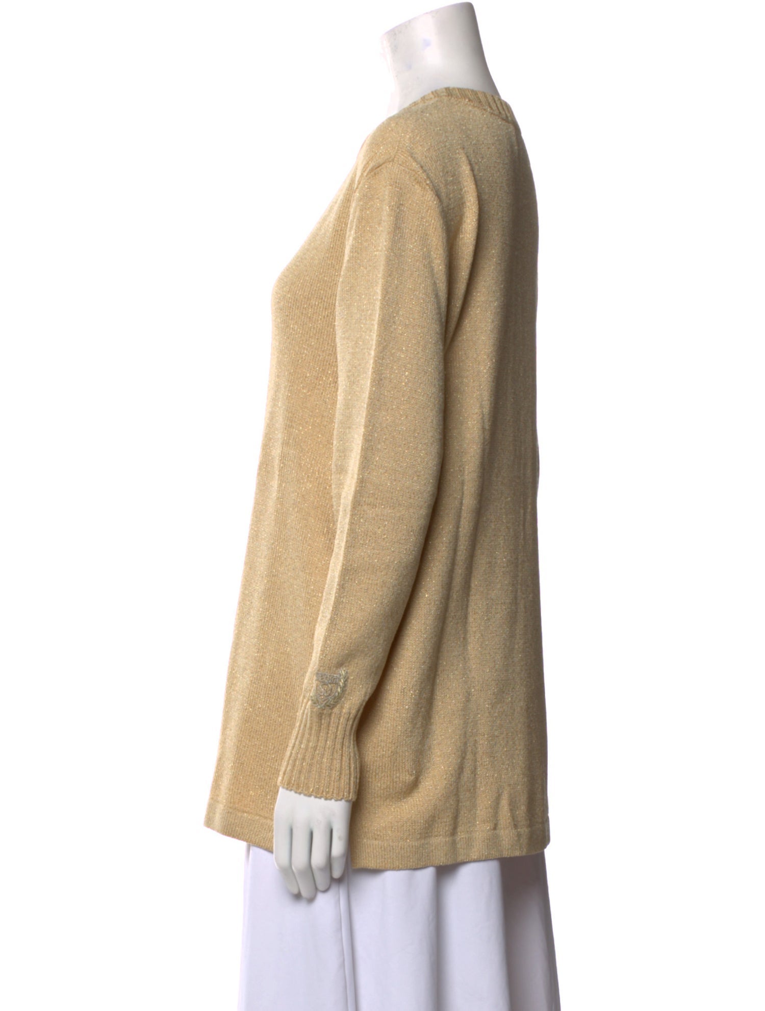 St. John Sport Wool Crew Neck Sweatshirt