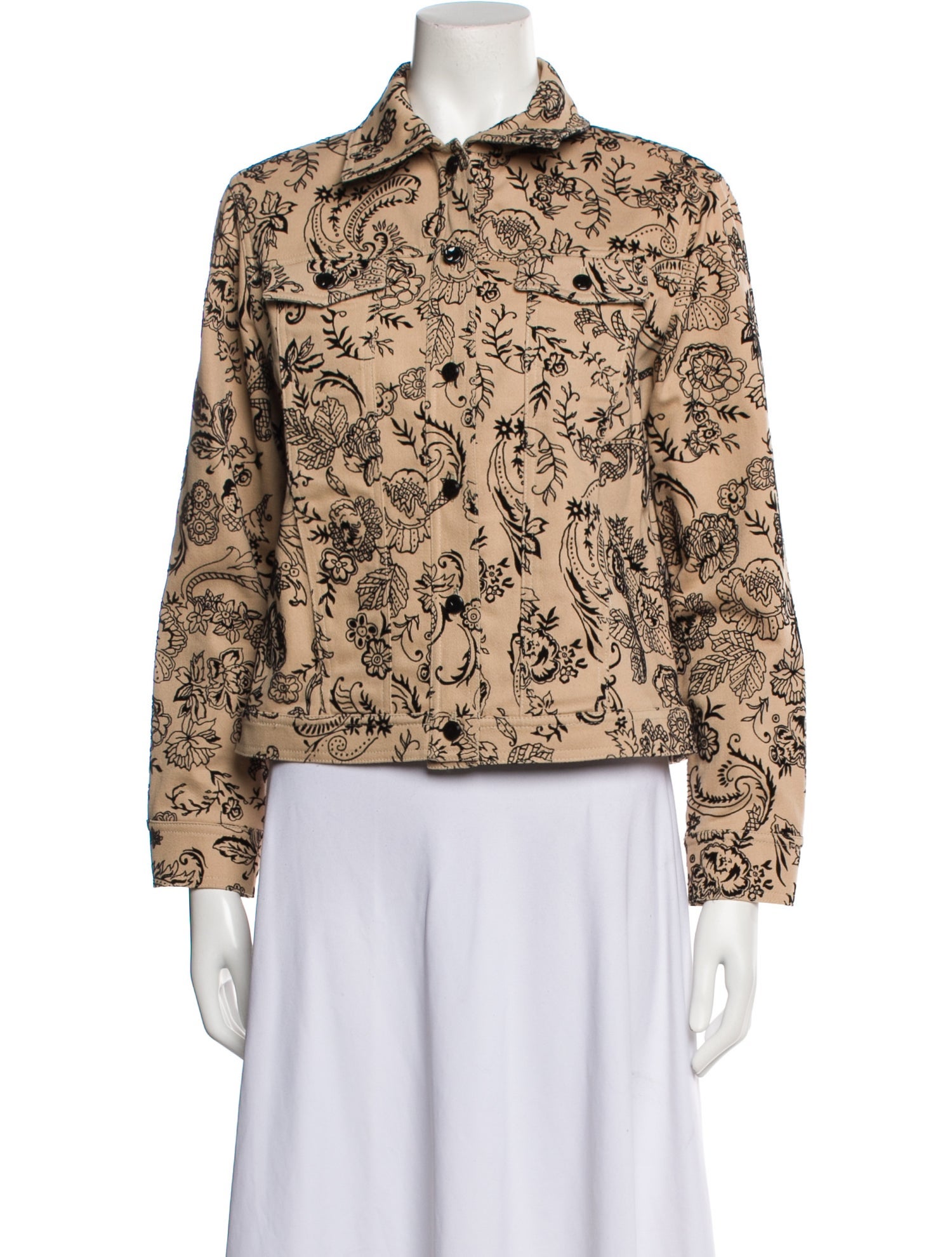 St. John Sport Floral Print Jacket