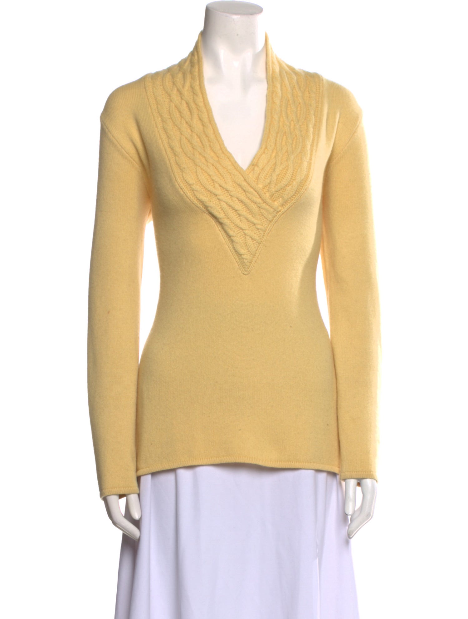St. John Sport Cashmere V-Neck Sweater