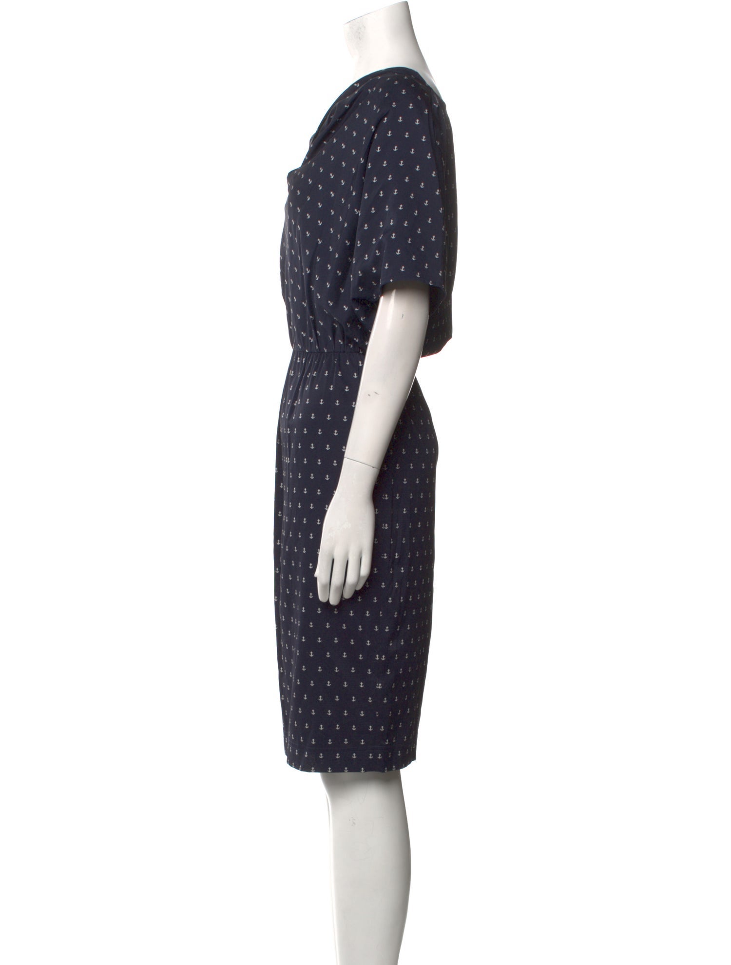 St. John Sport Silk Knee-Length Dress
