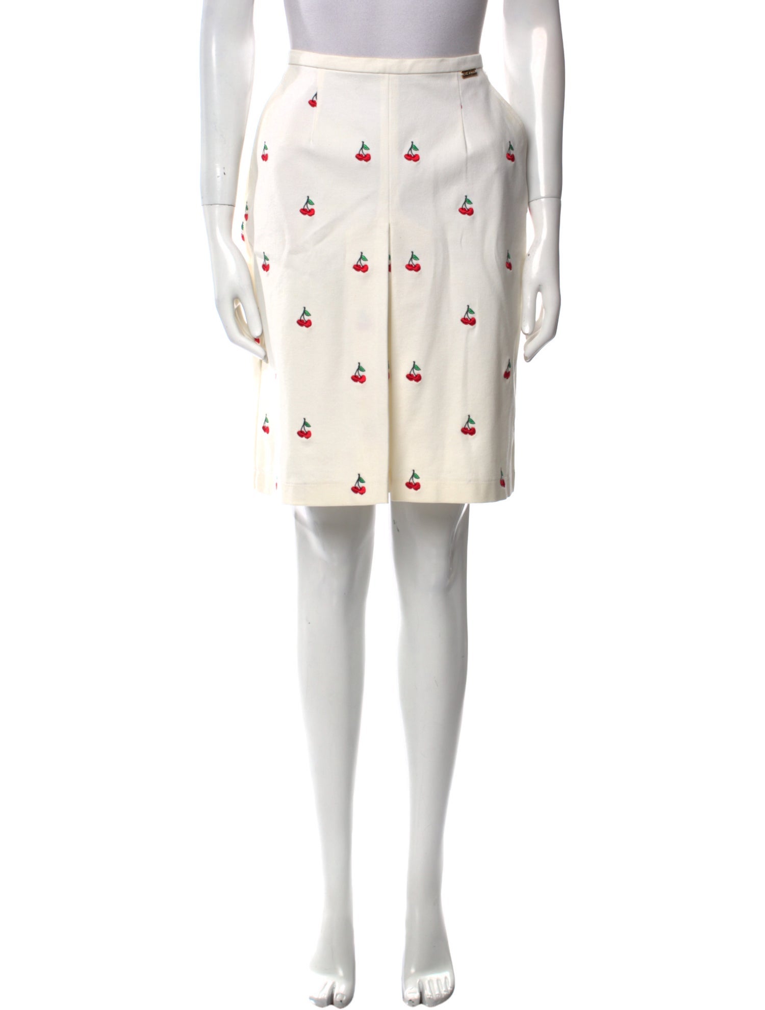 St. John Sport Printed Knee-Length Skirt