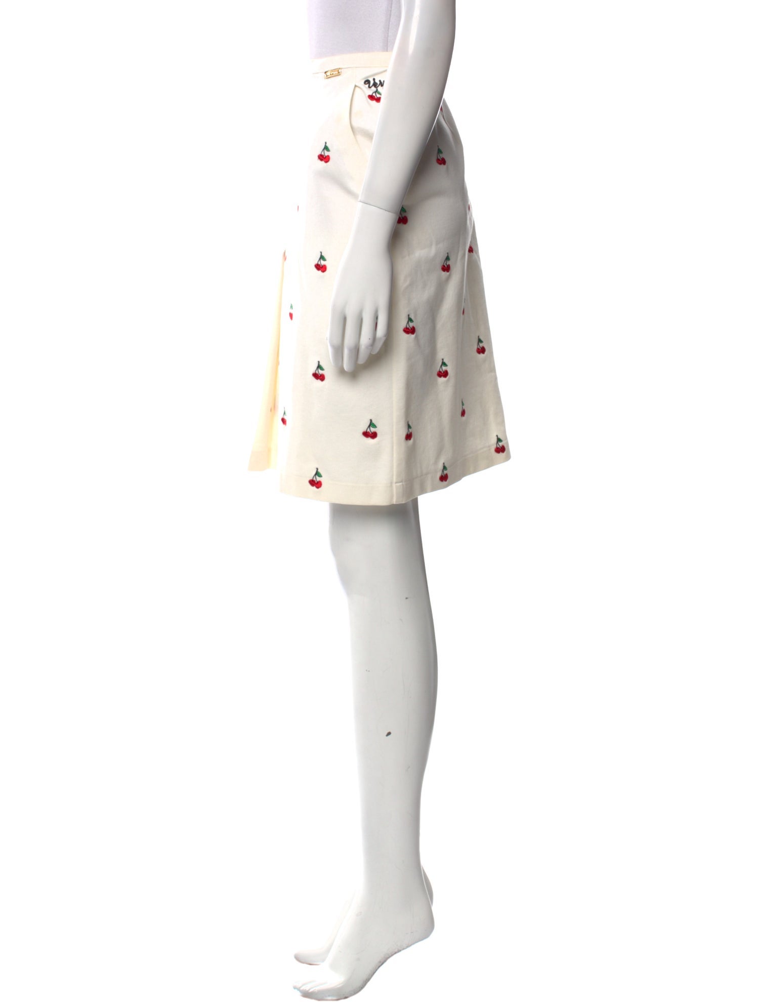 St. John Sport Printed Knee-Length Skirt