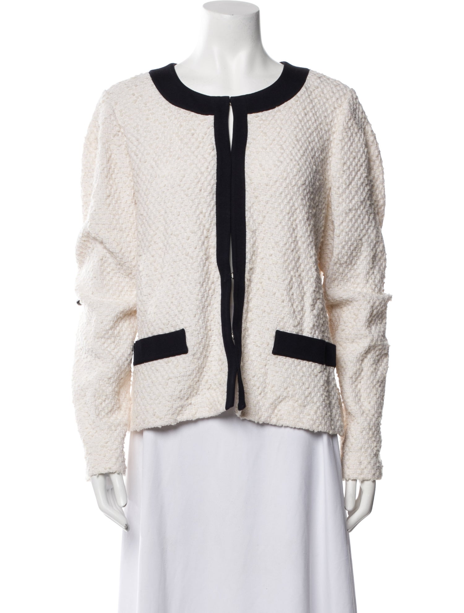 St. John Sport Wool Tweed Pattern Jacket