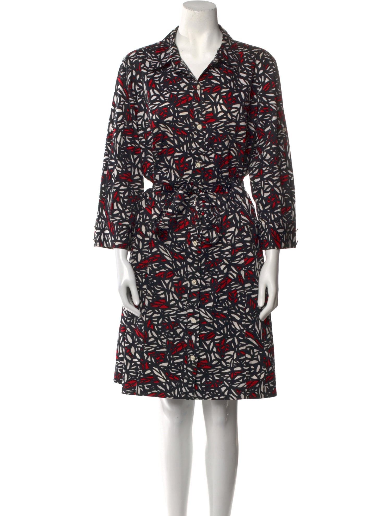 St. John Sport Printed Knee-Length Dress