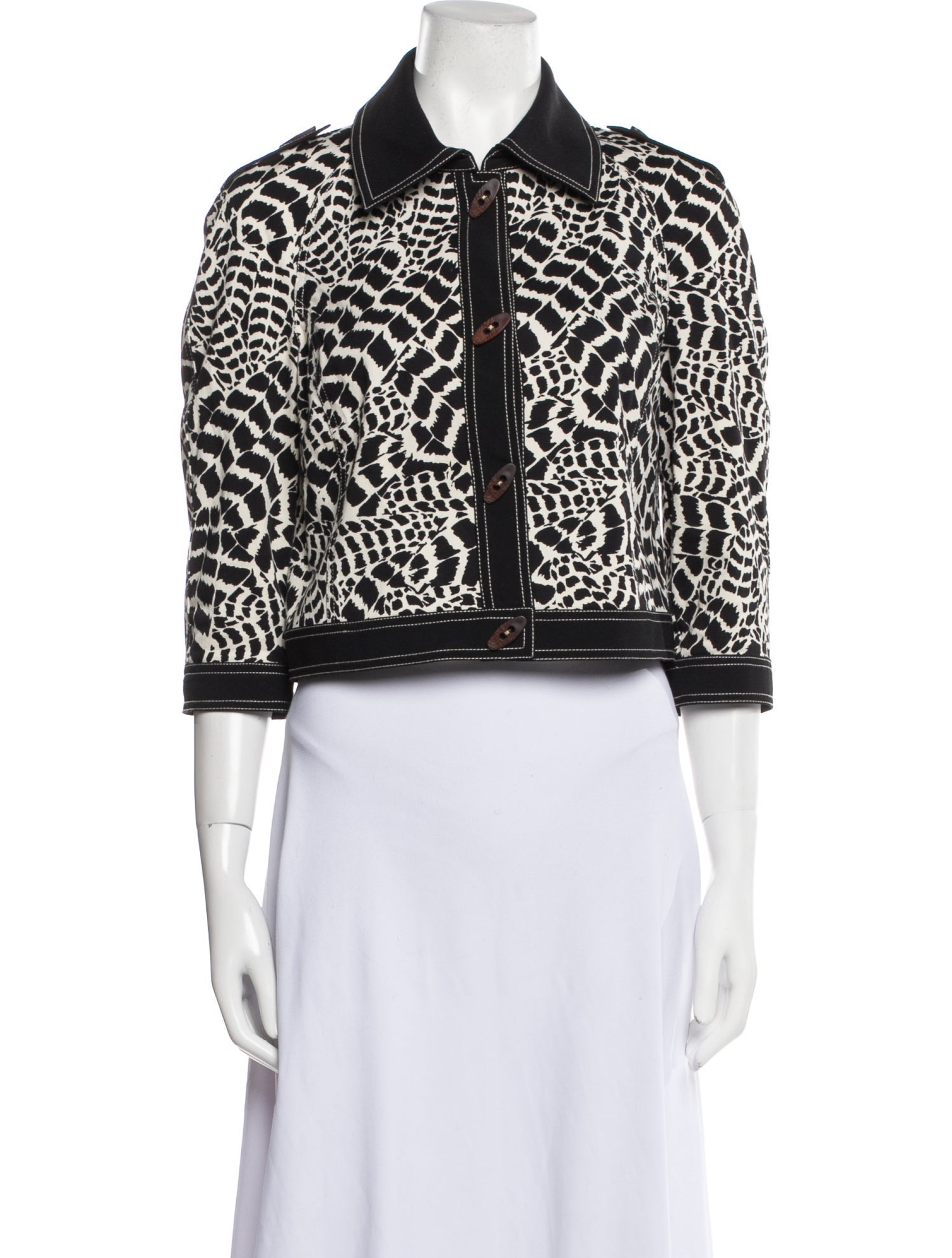 St. John Sport Animal Print Evening Jacket