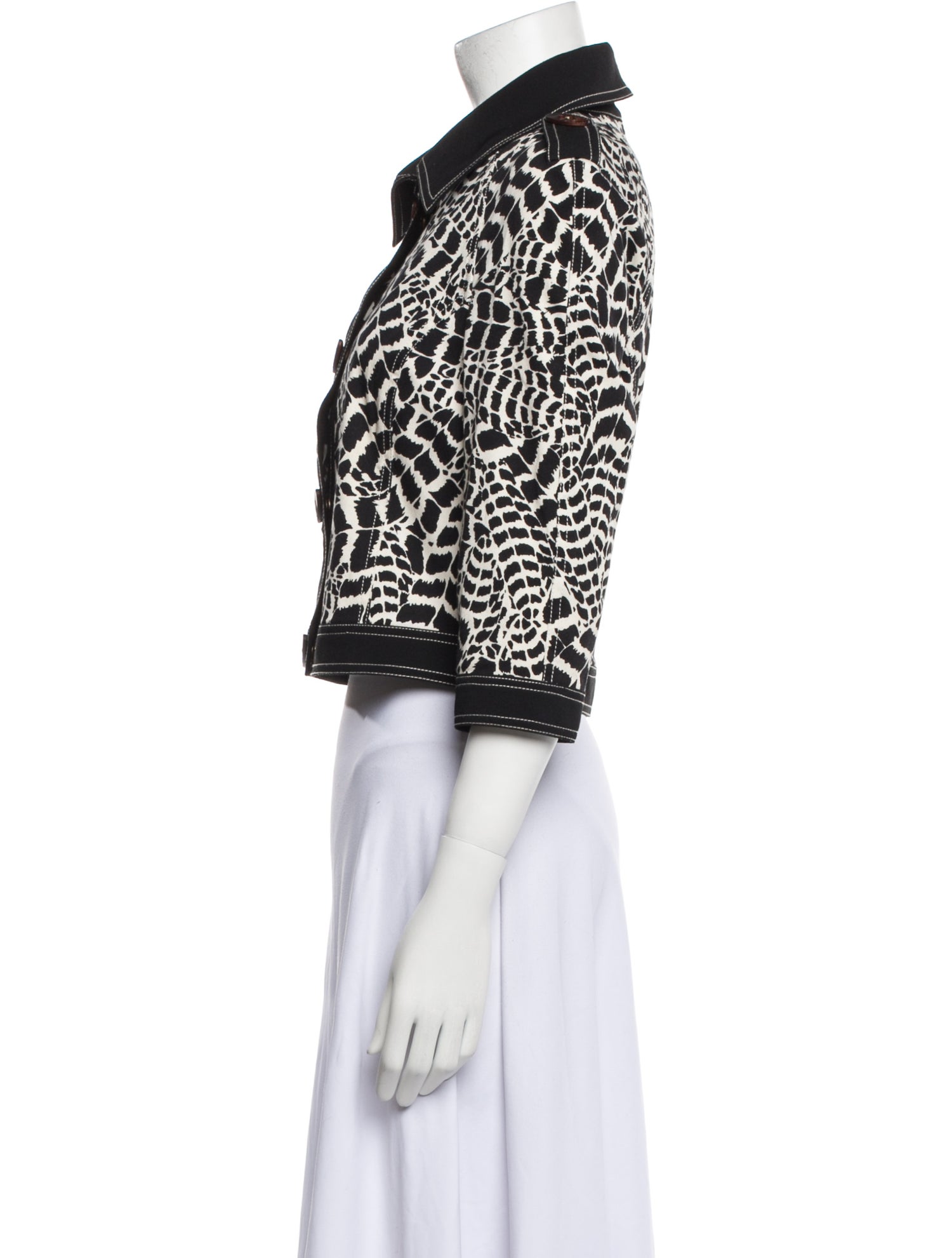 St. John Sport Animal Print Evening Jacket