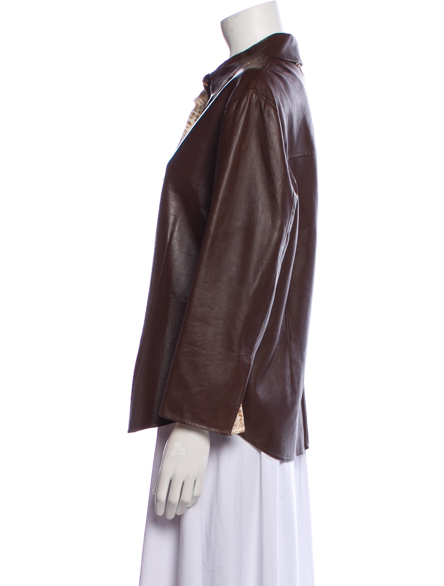 St. John Sport Vintage Leather Jacket
