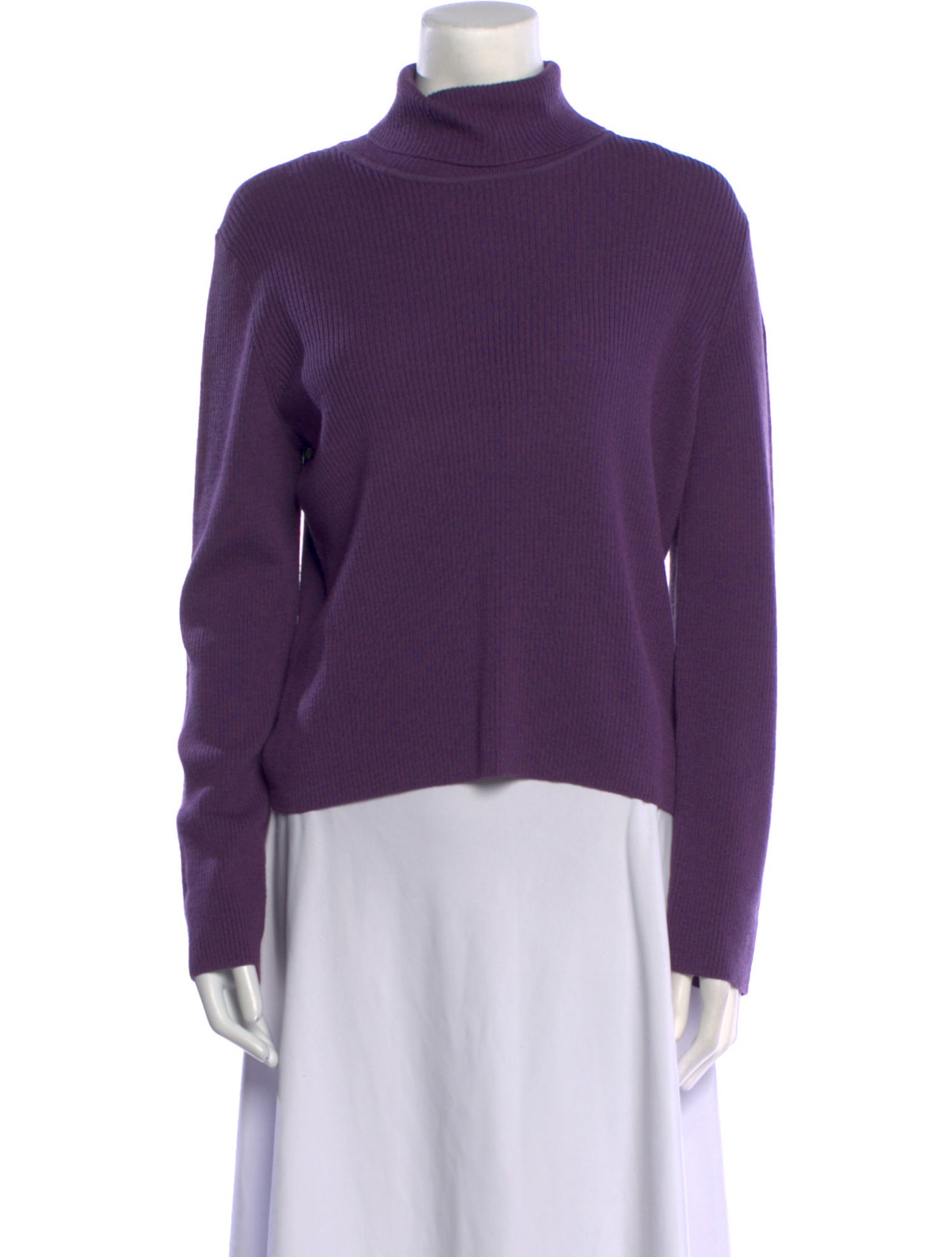St. John Sport Wool Turtleneck Sweater