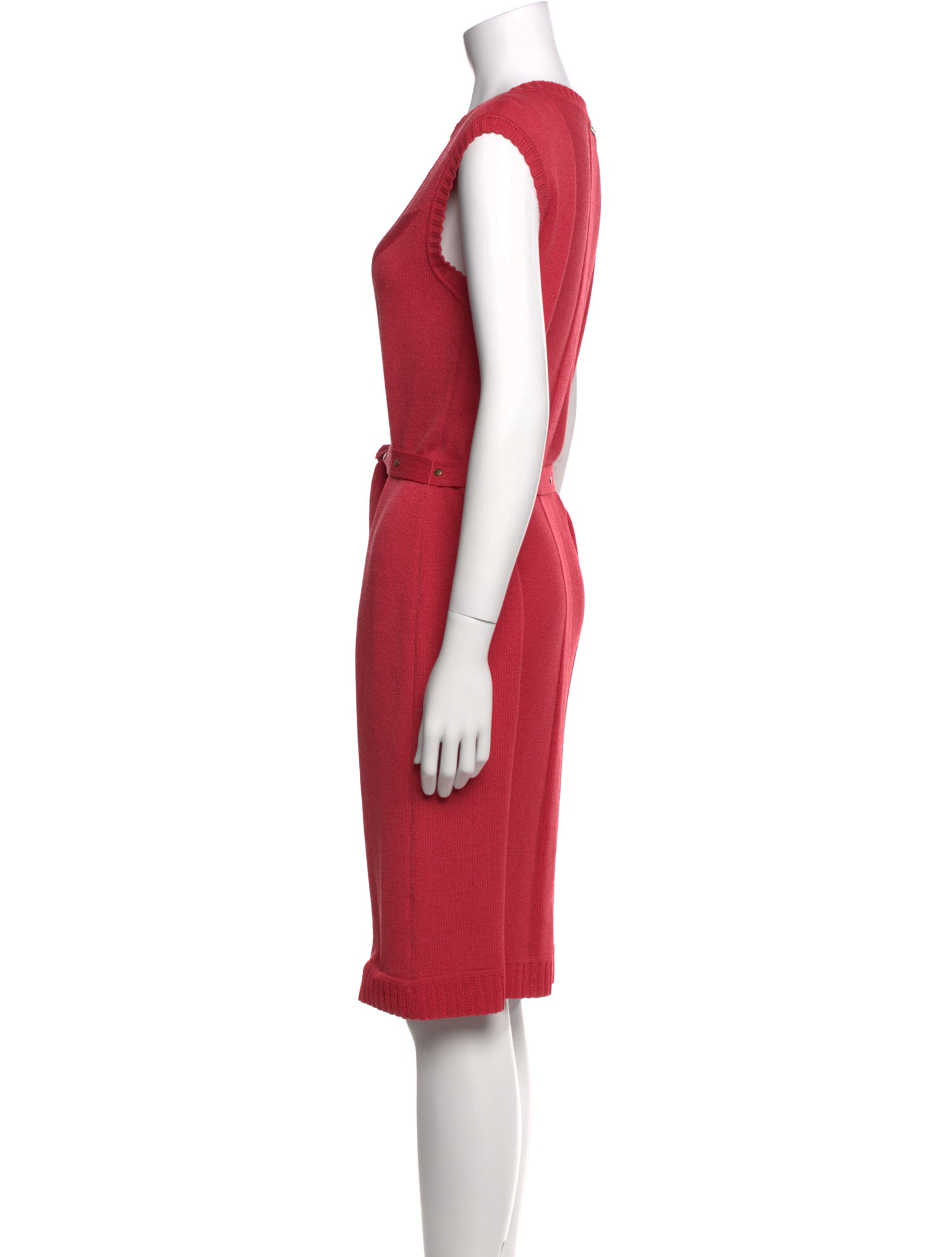 St. John Sport Wool Knee-Length Dress
