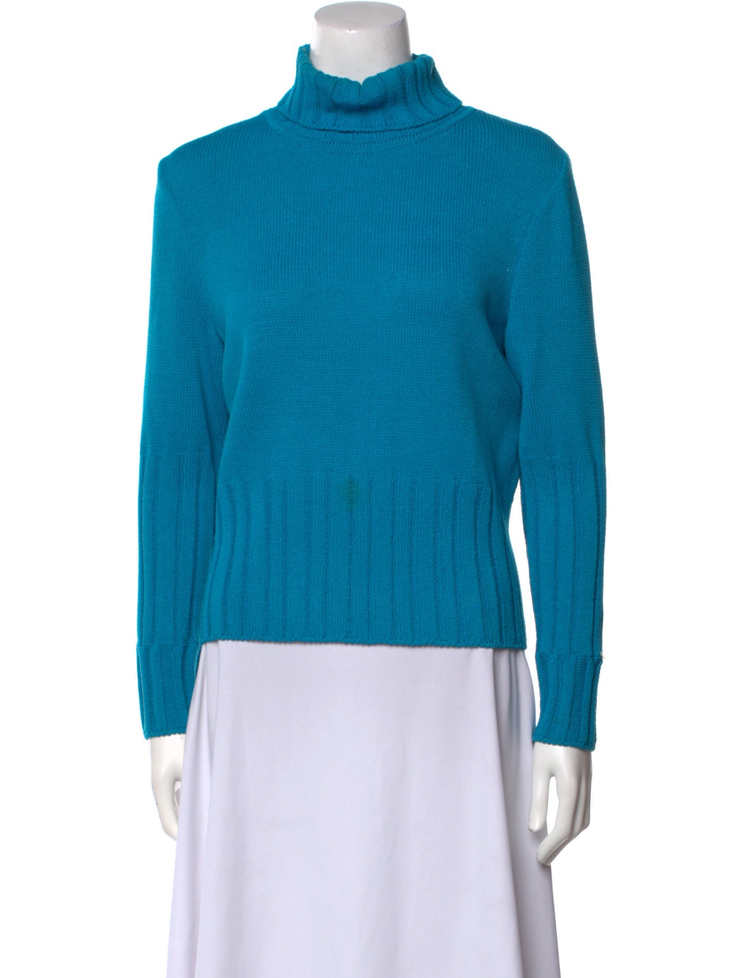 St. John Sport Wool Turtleneck Sweater