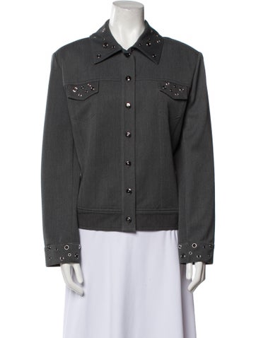 St. John Sport Jackets Denim Jacket M