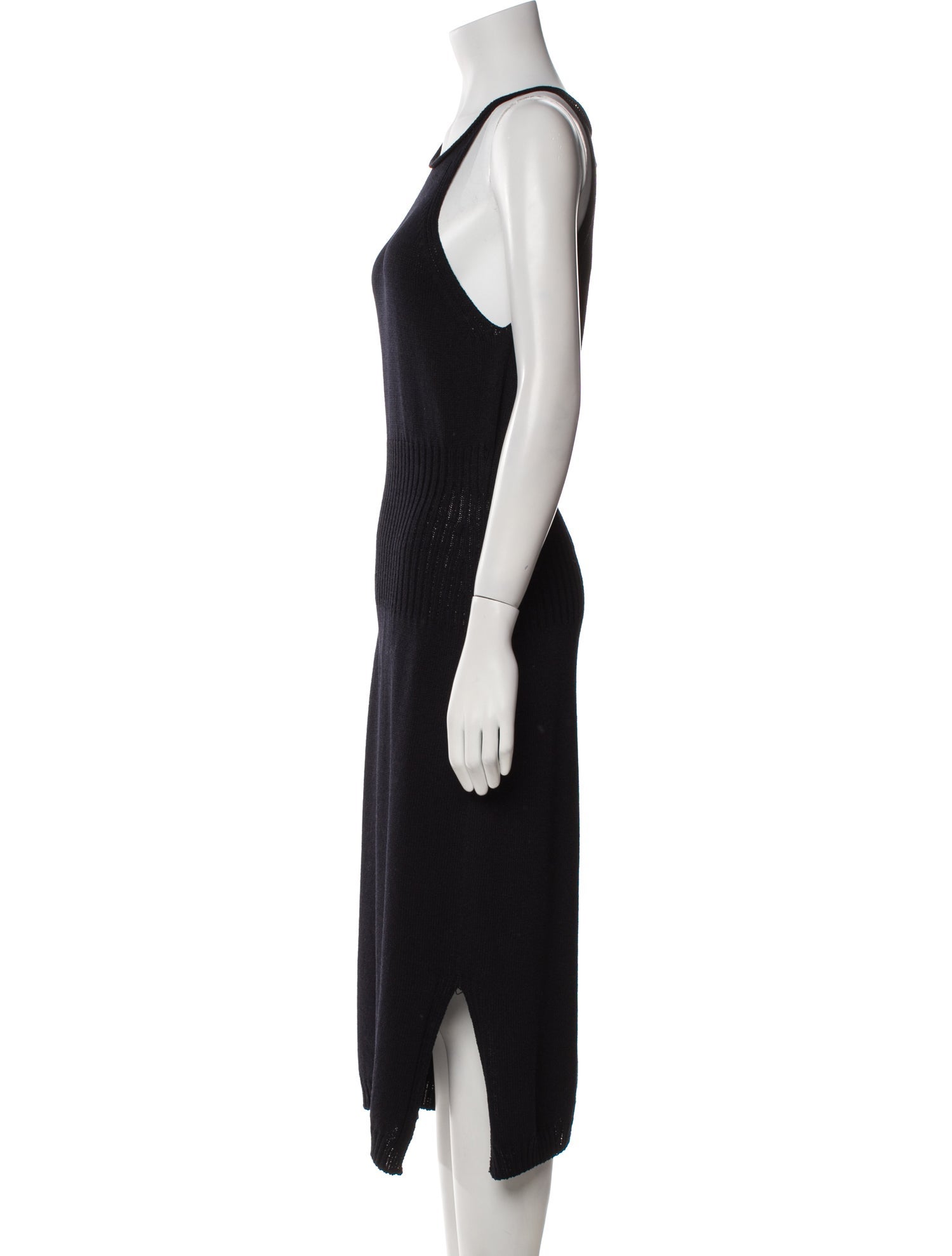 St. John Sport Scoop Neck Midi Length Dress