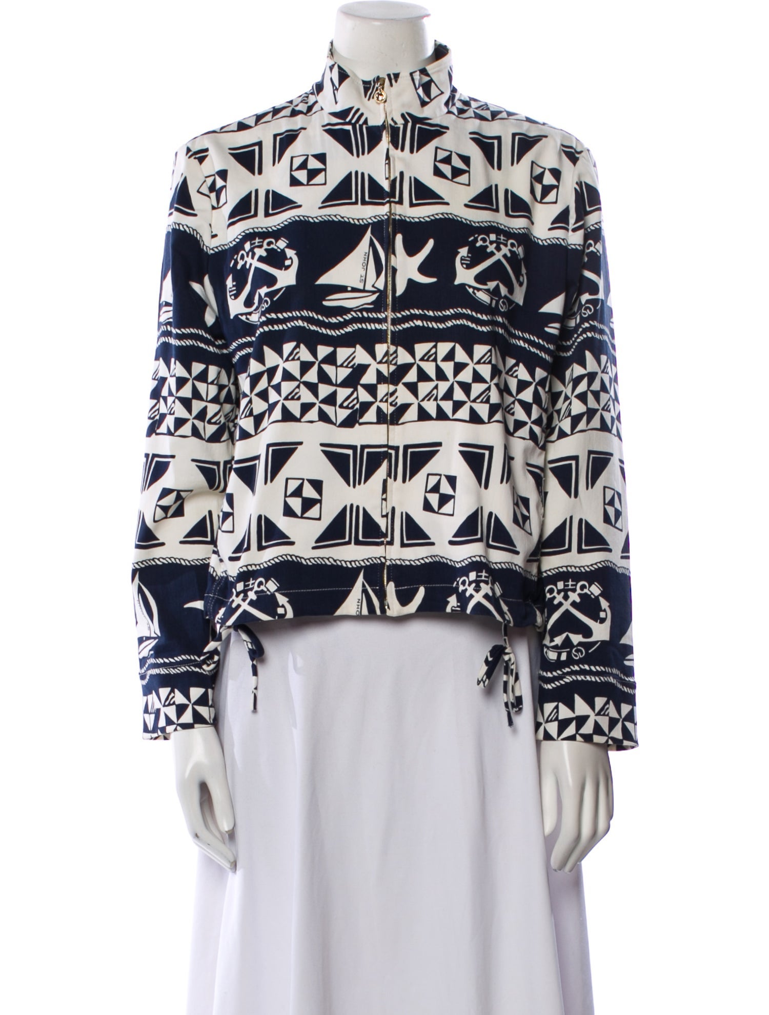 St. John Sport Printed Evening Jacket