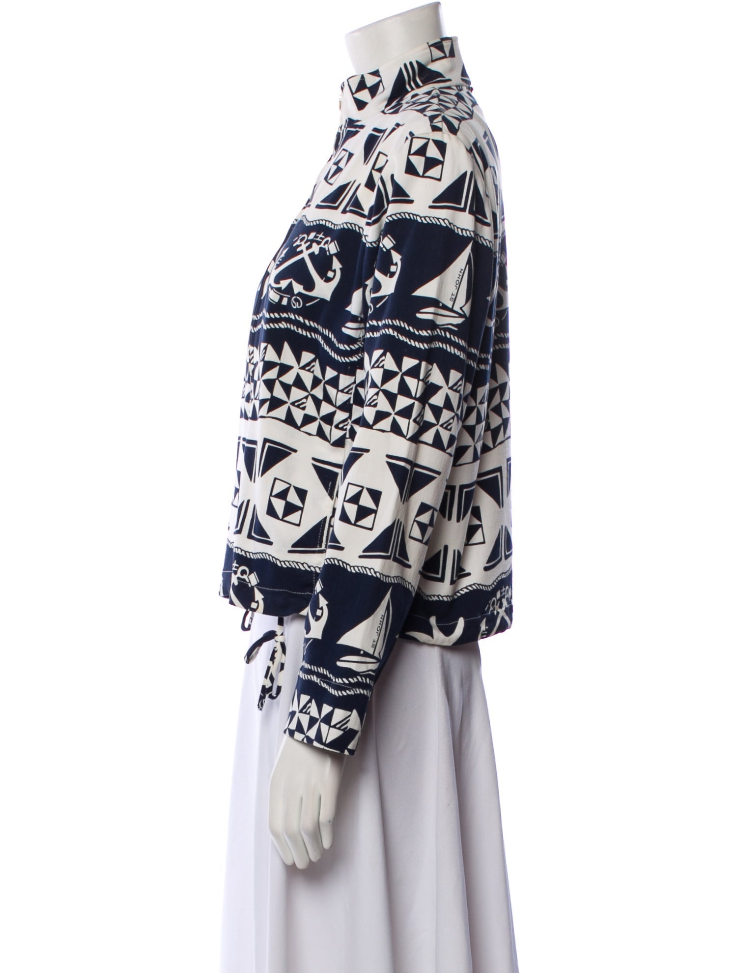 St. John Sport Printed Evening Jacket