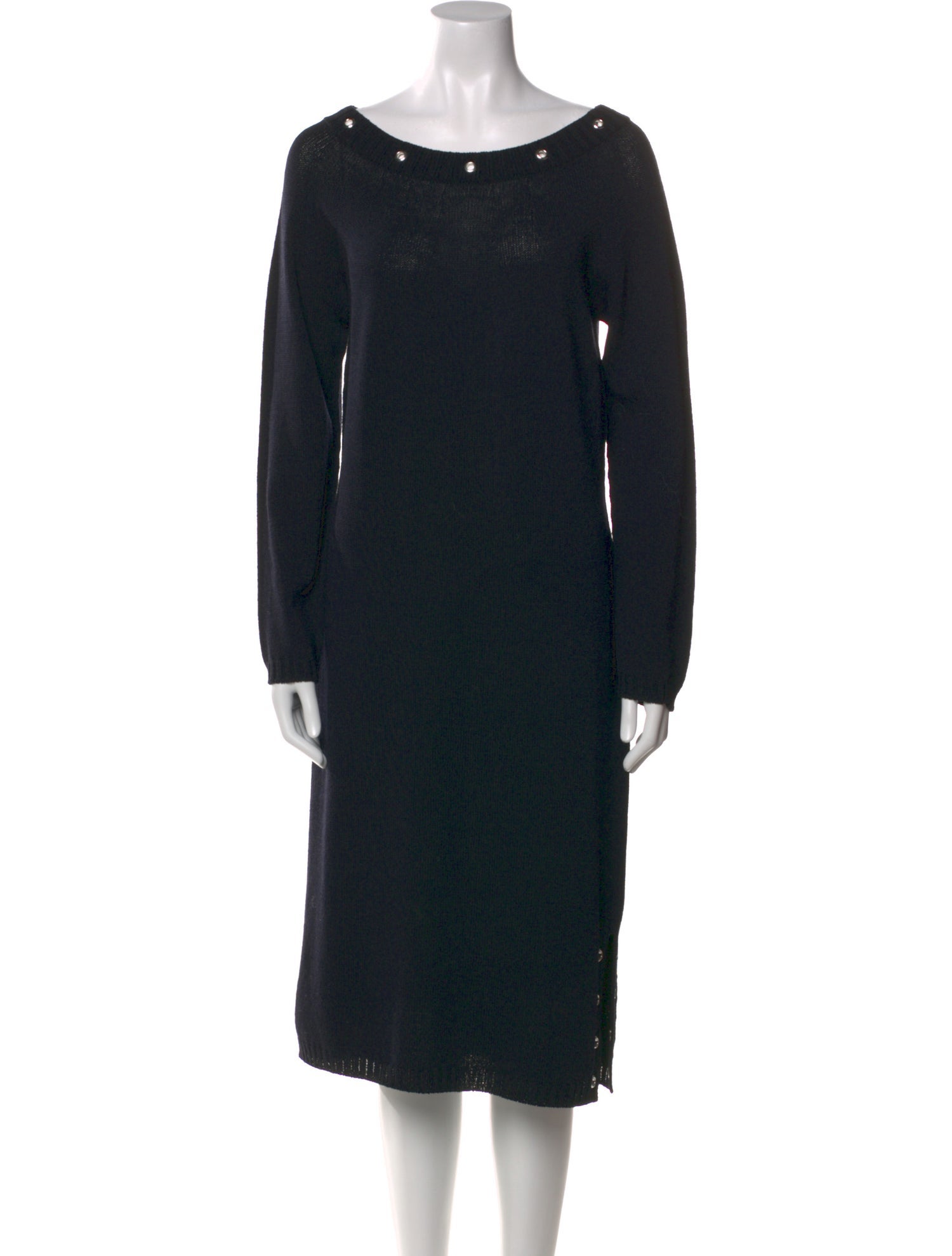 St. John Sport Wool Midi Length Dress