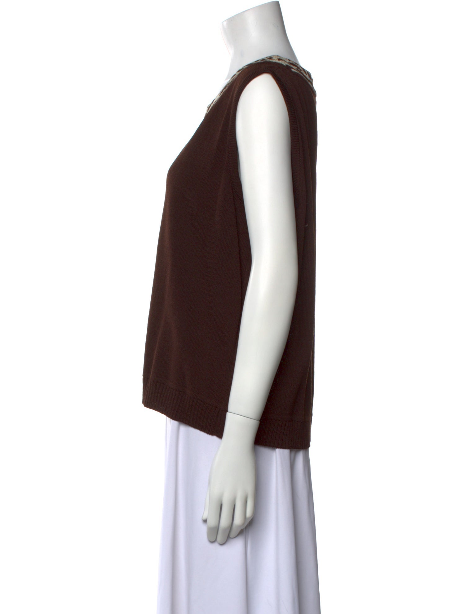 St. John Sport Wool Scoop Neck Sweater w/ Tags